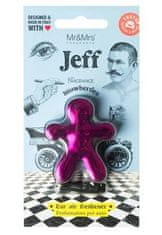 Mr&Mrs Fragrance Jeff Chrome Strawberries - vůně do auta