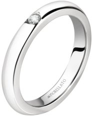 Morellato Ocelový prsten s krystalem Love Rings SNA46 (Obvod 61 mm)