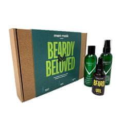 Men Rock London Dárková sada péče o vousy Sicilian Lime (Beard Care Gift Set)