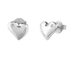 Guess Krásné ocelové náušnice pecky Fluid Hearts JUBE02303JWRHT/U