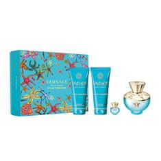 Versace Dylan Turquoise - EDT 100 ml + tělové mléko 100 ml + sprchový gel 100 ml + EDT 5 ml