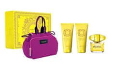 Versace Yellow Diamond - EDT 90 ml + tělové mléko 100 ml + sprchový gel 100 ml + kosmetická taštička