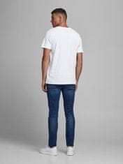 Jack&Jones Pánské triko JJEORGANIC BASIC Slim Fit 12156101 White (Velikost S)