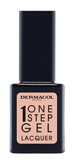 Dermacol Gelový lak na nehty One Step Gel Lacquer (Nail Polish) 11 ml (Odstín 04 Valentine)