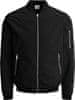 Jack&Jones Pánská bunda JJERUSH 12165203 Black (Velikost M)