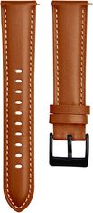 4wrist Kožený řemínek s prošíváním - Light Brown (Šířka 22 mm)