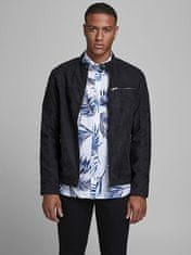 Jack&Jones Pánská bunda JJEROCKY 12147218 Jet Black (Velikost S)