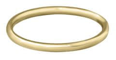 Troli Pozlacený minimalistický prsten z oceli Gold (Obvod 52 mm)
