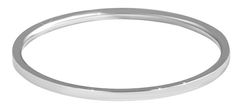 Troli Elegantní minimalistický prsten z oceli Silver (Obvod 49 mm)