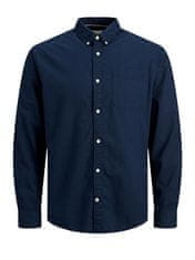 Jack&Jones Pánská košile JJEOXFORD Slim Fit 12182486 Navy blazer (Velikost M)