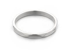 MOISS Minimalistický stříbrný prsten R00019 (Obvod 50 mm)