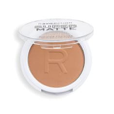 Makeup Revolution Matující pudr Relove Super Matte Pressed (Powder) 6 g (Odstín Beige)