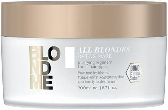 Schwarzkopf Prof. Detoxikační a čisticí maska pro blond vlasy All Blondes (Detox Mask)