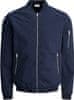 Jack&Jones Plus Pánská bunda JJERUSH 12173990 Navy Blazer (Velikost 4XL)