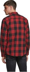 Jack&Jones Pánská košile JJEGINGHAM Slim Fit 12181602 Brick Red (Velikost S)