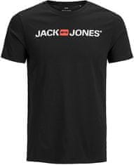 Jack&Jones Plus Pánské triko JJECORP Regular Fit 12184987 Black (Velikost 5XL)