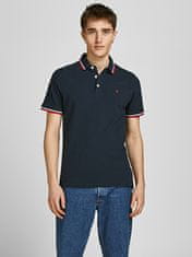 Jack&Jones 2 PACK - pánské polo triko JJEPAULOS Slim Fit 12191216 Navy Blazer Forest Night(PLAY1) (Velikost XL)