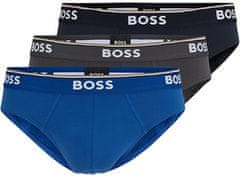 Hugo Boss 3 PACK - pánské slipy BOSS 50475273-487 (Velikost M)