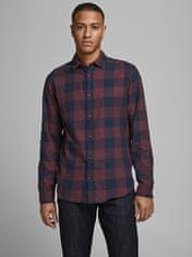 Jack&Jones Pánská košile JJEGINGHAM Slim Fit 12181602 Port Royale (Velikost M)