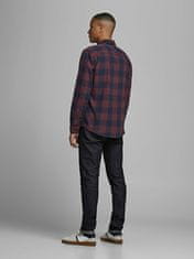 Jack&Jones Pánská košile JJEGINGHAM Slim Fit 12181602 Port Royale (Velikost M)