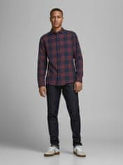 Jack&Jones Pánská košile JJEGINGHAM Slim Fit 12181602 Port Royale (Velikost M)