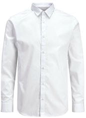 Jack&Jones Plus Pánská košile JJJOE Slim Fit 12200623 White (Velikost 6XL)
