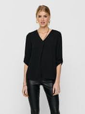 Jacqueline de Yong Dámská halenka JDYDIVYA Loose Fit 15226911 Black (Velikost 34)