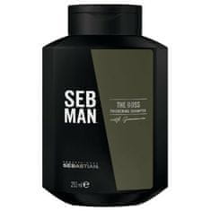 Sebastian Pro. Objemový šampon pro jemné vlasy SEB MAN The Boss (Thickening shampoo) (Objem 250 ml)