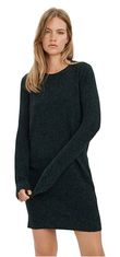 Vero Moda Dámské šaty VMDOFFY Relaxed Fit 10215523 Pine Grove MELANGE (Velikost XS)