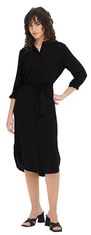 Jacqueline de Yong Dámské šaty JDYRACHEL Regular Fit 15267419 Black (Velikost M)