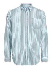 Jack&Jones Pánská košile JORBRINK Wide Fit 12215472 Cashmere Blue (Velikost M)
