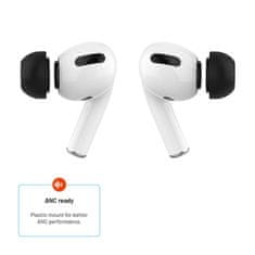 FIXED Špunty z paměťové pěny Plugs Pro pro Apple Airpods Pro/Pro 2, 2 sady, velikost M (FIXPLF2-M)