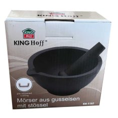 KINGHoff Litinový Kuchyňský Hmoždíř Kinghoff Kh-1197