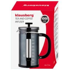 KLAUSBERG Pístový Spařovač Na Kávu/Čaj 1000Ml Klausberg Kb-7704