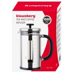 KLAUSBERG Pístový Spařovač Na Kávu/Čaj 1000Ml Klausberg Kb-7703