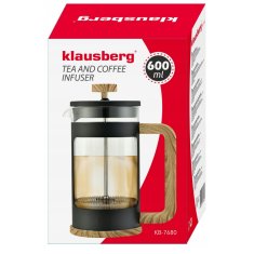 KLAUSBERG Pístový Spařovač Na Kávu/Čaj 600Ml Klausberg Kb-7680