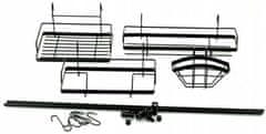 KINGHoff Kuchyňský Reling 16 Elelm. Černý Kinghoff Kh-1498