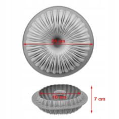 BRUNBESTE Silikonová Forma Na Pečení Bábovky 24Cm 3603