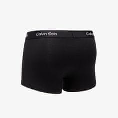 Calvin Klein Boxerky ´96 Cotton Stretch Trunks 3-Pack Black/ Black/ Black S S Černá