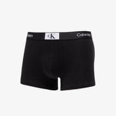 Calvin Klein Boxerky ´96 Cotton Stretch Trunks 3-Pack Black/ Black/ Black S S Černá