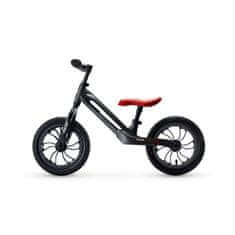 Qplay Odrážedlo Racer air (Titanium) Black/ Red, věk 3 - 6 let, do 30 kg