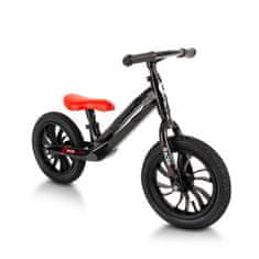 Qplay Odrážedlo Racer air (Titanium) Black/ Red, věk 3 - 6 let, do 30 kg