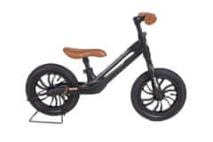 Qplay Odrážedlo Racer air (Titanium) Black/ Brown, věk 3 - 6 let, do 30 kg