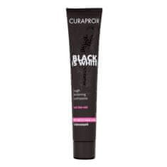 Curaprox Bělicí zubní pasta s aktivním uhlím Black Is White (Tough Whitening Tooth Paste) 90 ml