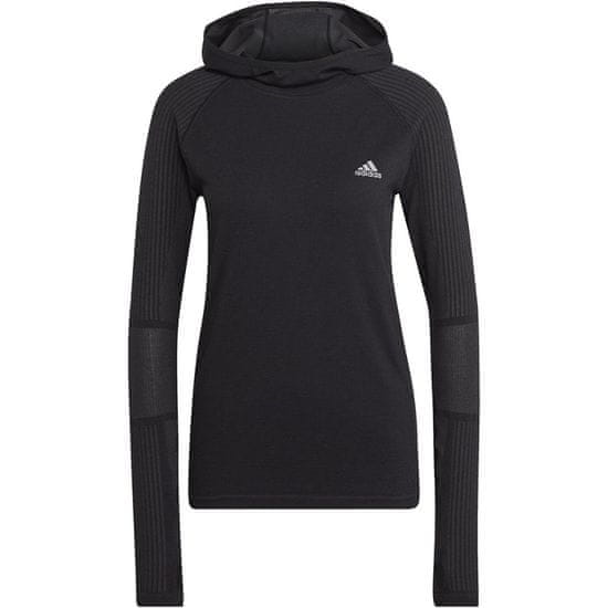 Adidas Mikina běžecká černá 176 - 181 cm/XL Xcity Knit Ls