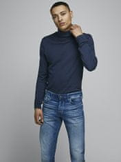 Jack&Jones Pánský svetr Regular Fit JJEEMIL 12157417 Navy Blazer (Velikost L)