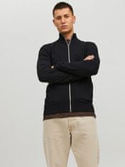 Jack&Jones Pánský svetr JJEEMIL 12223949 Black (Velikost S)