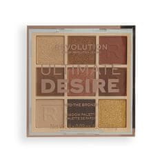 Makeup Revolution Paletka očních stínů Ultimate Desire Shadow Palette Into the Bronze 8,1 g