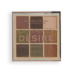 Makeup Revolution Paletka očních stínů Ultimate Desire Shadow Palette Stripped Khaki 8,1 g