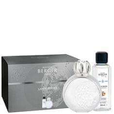 Maison Berger Paris Dárková sada katalytická lampa Astral bílá + náplň Bílý kašmír 250 ml